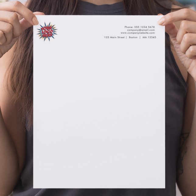 Logo Upload Simple  Letterhead (Creator Uploaded)