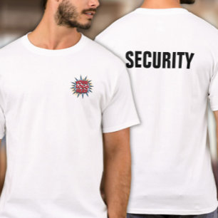 Logo Upload Template on Front - Your Text on Back T-Shirt