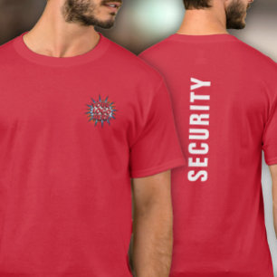 Logo Upload Template on Front - Your Text on Back T-Shirt