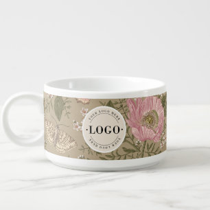Logo Wedding Wildflower Botanical Floral Monogram Bowl