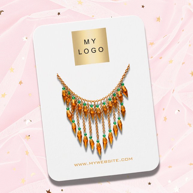 Logo white gold earring jewelry photo QR display (Creator Uploaded)