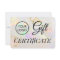 logo white opal stone gift certificate