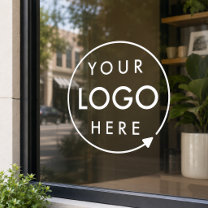 Logo Window Cling Business Door Glass Decal