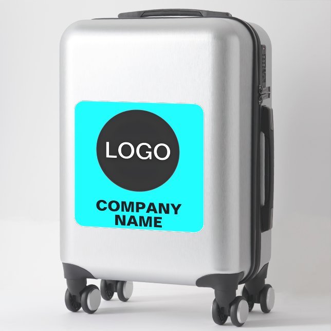 (Logo With Business Name) Promotional Suitcase Sticker (Suitcase)