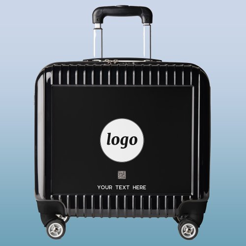 Logo with QR Code and Text Business Promotional Luggage