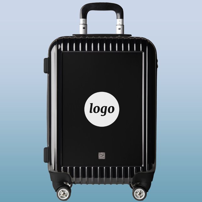 Logo with QR Code Business Promotional Luggage (Logo QR code business promotional suitcase luggage)