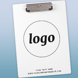 Logo with Text Business Clipboard