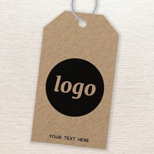 Logo with Text Business Product Price Label Tag