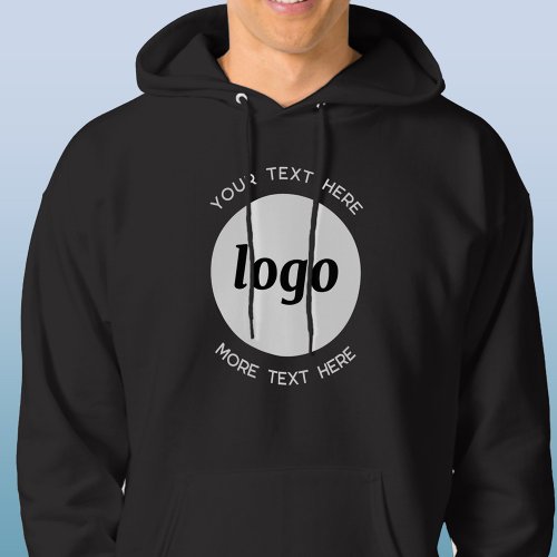 Logo with Text Business Promotional Business Hoodie