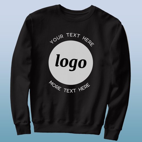 Logo with Text Business Promotional Sweatshirt