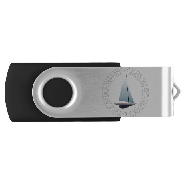 LOGO YACHTING DRAGON BLANC FLASH DRIVE (Front)