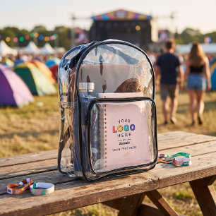 Logo Your Way Clear Backpack