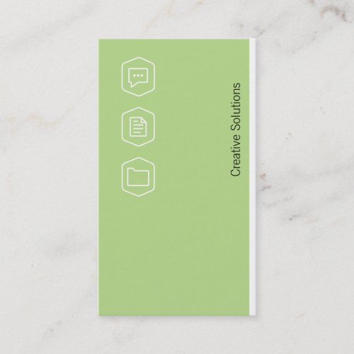 Logos Corporate Variation olivine Business Card