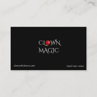 Logos Red Nose Business Card