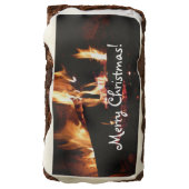 Logs in the Fireplace Warm Fire Photography Brownie (Rotated)