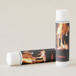 Logs in the Fireplace Warm Fire Photography Lip Balm