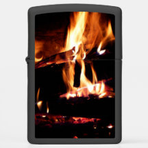 Logs in the Fireplace Warm Fire Photography