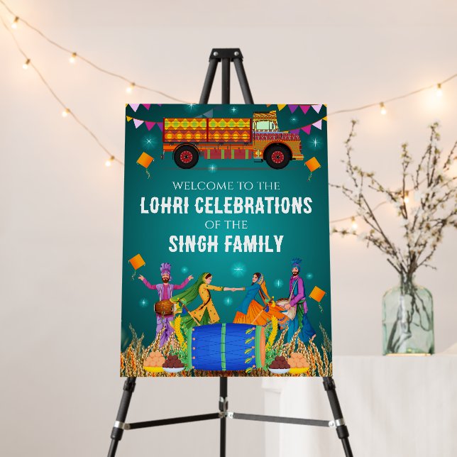 Lohri Signs, Lohri Welcome Signs & Lohri posters (In Situ (Stand))