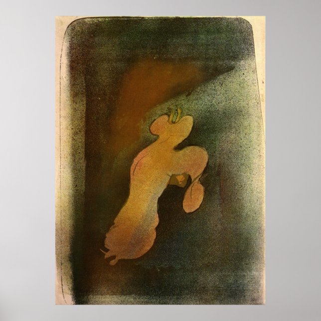 Loie Fuller 2 by Toulouse-Lautrec Poster (Front)