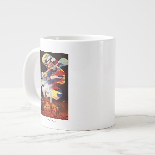 Loie Fuller at Folies-Bergere Theatre Giant Coffee Mug (Front Left)