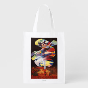 Loie Fuller at Folies-Bergere Theatre Grocery Bag