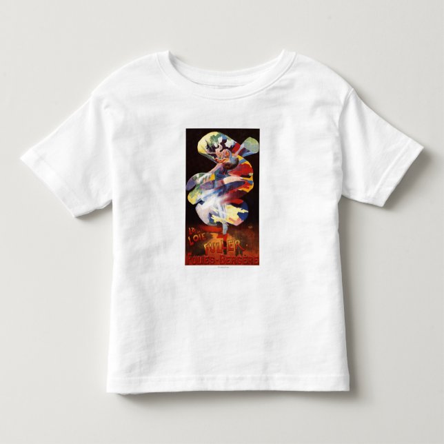 Loie Fuller at Folies-Bergere Theatre Toddler T-shirt (Front)