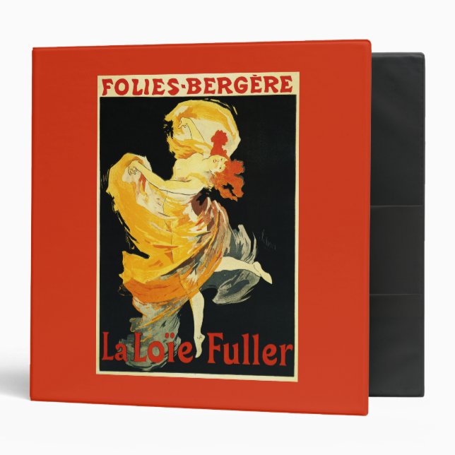 Loie Fuller at the Folies-Bergere Theatre Binder (Front/Inside)