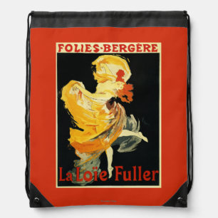 Loie Fuller at the Folies-Bergere Theatre Drawstring Bag