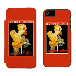 Loie Fuller at the Folies-Bergere Theatre Wallet Case For iPhone SE/5/5s