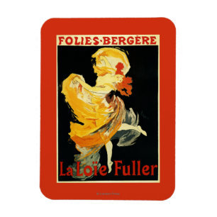 Loie Fuller at the Folies-Bergere Theatre Magnet