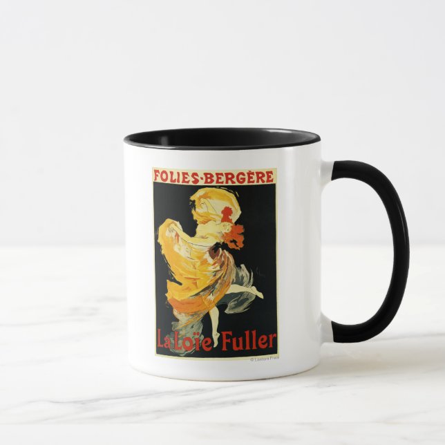 Loie Fuller at the Folies-Bergere Theatre Mug (Right)
