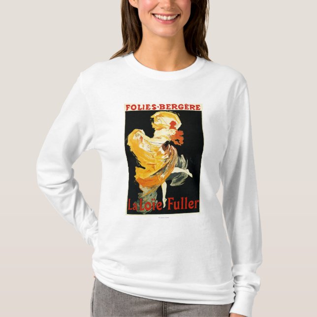 Loie Fuller at the Folies-Bergere Theatre T-Shirt (Front)