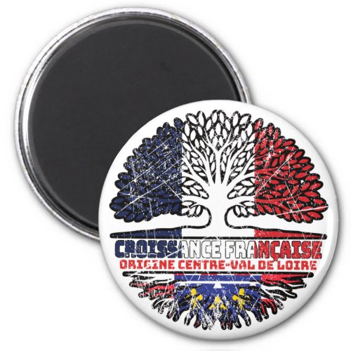 Loire Valley Central Region French France Tree Magnet