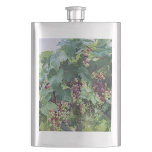 Loire Valley Vineyard – French Grape Painting Flask