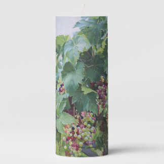 Loire Valley Vineyard – French Grape Painting Pillar Candle