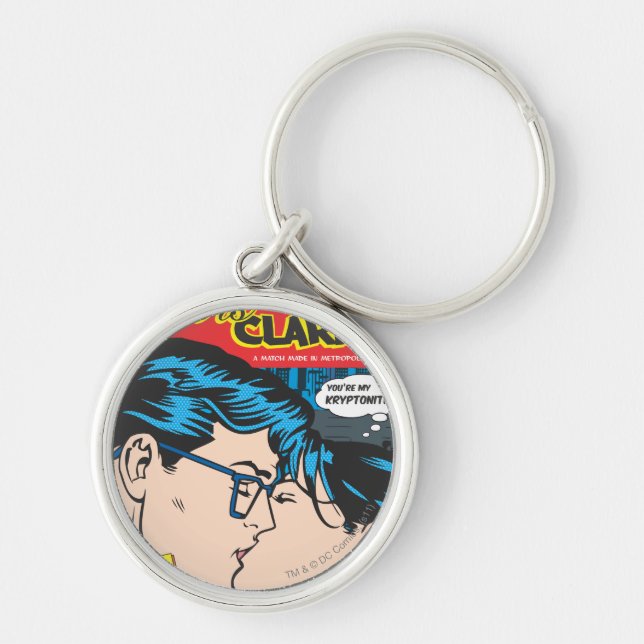Lois and Clark Comic Keychain (Front)