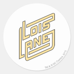 Lois Lane Logo Classic Round Sticker