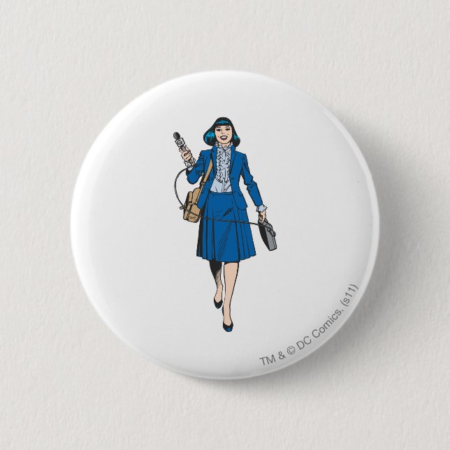 Lois Lane with Microphone Button (Front)