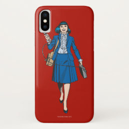 Lois Lane with Microphone iPhone X Case