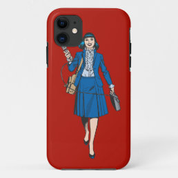 Lois Lane with Microphone iPhone 11 Case