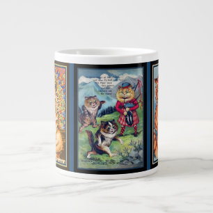 Lois Wain Cats Playing Musical Instruments Giant Coffee Mug