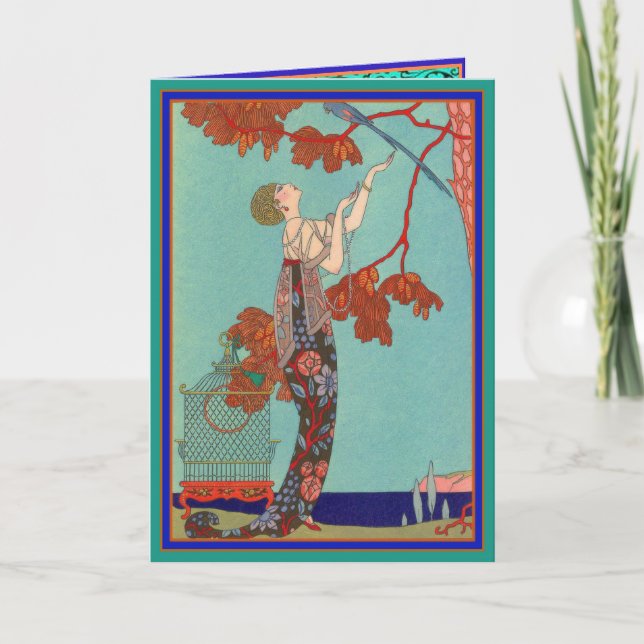 L'Oiseau Volage Greeting Card (Front)