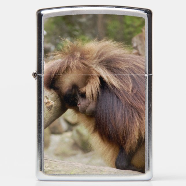 Loitering Monkey Zippo Lighter (Front)