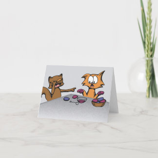 Loki and Mayday Easter Card