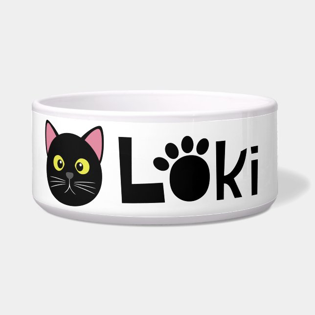 Loki Black Cat Bowl (Front)
