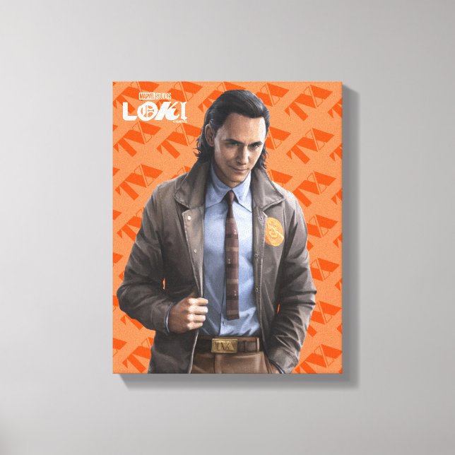 Loki Character Art Canvas Print (Front)