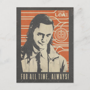 Loki - For All Time. Always! Postcard