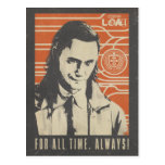 Loki - For All Time. Always! Postcard