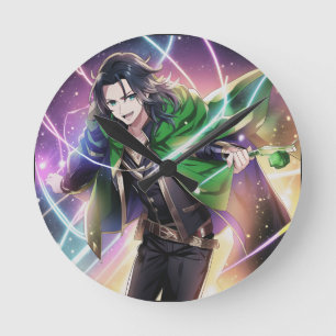 Loki - God of Mischief  Round Clock