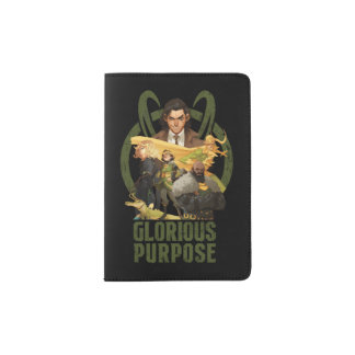 Loki Group Illustration - Glorious Purpose Passport Holder